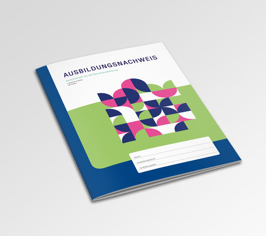 Berichtsheft Ausbildung, Ausbildungsnachweis DIN A4 Heft, 28 Blatt