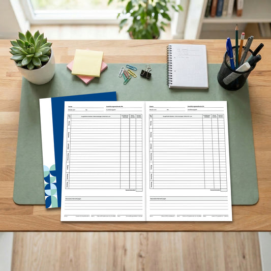 Berichtsheft Ausbildung, Ausbildungsnachweis DIN A4 Heft, 28 Seiten