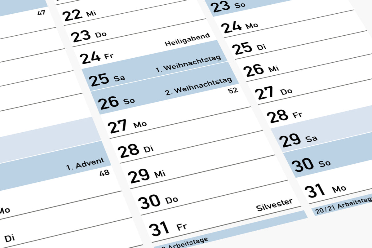 Wandkalender 2027 DIN A1 wiederbeschreibbar, Großer Jahresplaner 2027 abwischbar