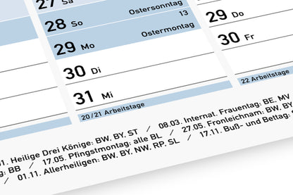 Wandkalender 2027 DIN A1 wiederbeschreibbar, Großer Jahresplaner 2027 abwischbar
